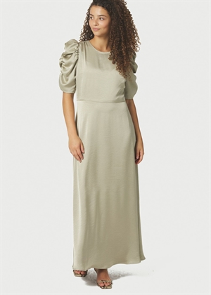 Benuti solid kjole Light Green Neo Noir 